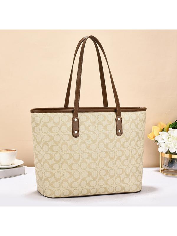 2026 New Fashion Women's Tote Bag, Large Capacity Shoulder Bag, Casual Versatile File Bag, Stylish Ladies' Handbag
