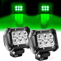 2PCS 18W Spot Light Green