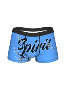 1 piece You've Got Spirit Underpants Breathable Panties Male Underwear Print Shorts Boxer Briefs
