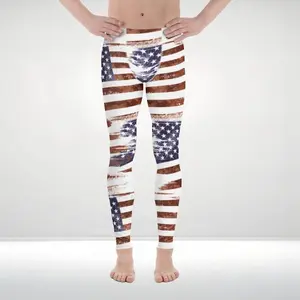 Leggings USA Flag – American Meggings – Stars and Stripes – Skinny Stretch Spandex Fit Yoga Pants, Flattering Leggings, Leggings For Women – FASTSHIPPING
