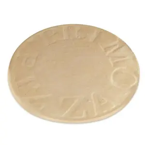 212 MAIN Primo Grill 13 in. Glazed Finish Moisture-Absorbing Round Ceramic Baking Stone