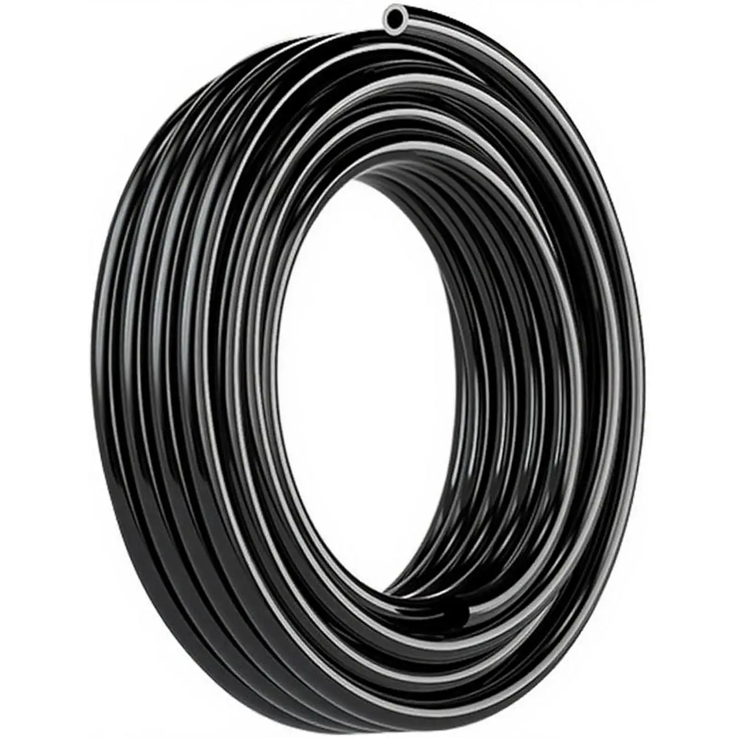 PNEUMATIC Black 6mm OD 4mm ID Polyurethane PU Air Hose Pipe Tube 10 Meter 32.8ft