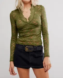 ALL DAY LACE LONG SLEEVE by FREE PEOPLE