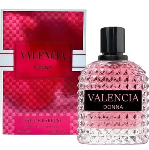 Valencia Donna Women's Perfume Eau De Parfum 100ml - Noted with Amber Floral Jasmine Bourbon Vanilla & Woods Oriental Fragrance Gift for Women