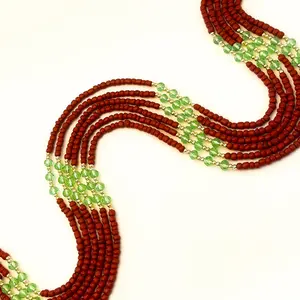 Majestic Maroon Waist Bead