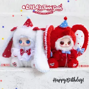 [DIDA]LIILA Twin Gala A Ten-Year Love Letter 400% Limited Plush Collectible Doll Anniversary Edition Gift Display Toy Premium Plush Pendant