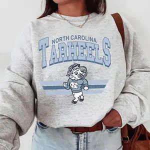 North Carolina Vintage Football Sweatshirt, Unisex Vintage Hoodie, Classic Football T-Shirt, Gifts for Football Fans