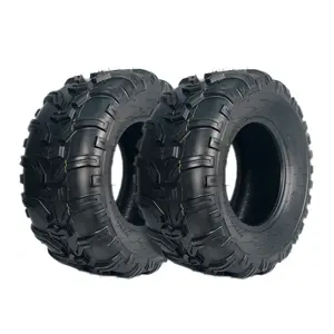 [fathers day gift]2026 New Upgraded 2pcs AT24X10-11 2 Pack 24x10-11 ATV UTV Tires 4-Ply All-Terrain Tubeless Tires for Daily Work, Hunting & Recreational Riding on ATV, UTV, Quad and 4 Wheeler Ideal Birthday Gifts for Women Men Friends