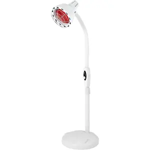 Infrared Light 275W Red Light Therapy Lamp, Red Infrared Heat Lamp Adjustable Height for Relieve Joint Pain and Muscle Aches Treatment Healthcare