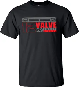 12V Dodge Ram First Gen Men's T-Shirt Short Sleeve Premium Cotton Tee for Truck Fans All Seasons Car Enthusiast Made in USA Ultra Cotton T-Shirt