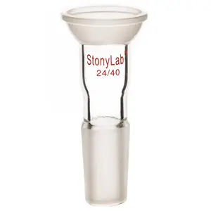 Adapter with Ball Socket with 35/20 Top Spherical and 24/40 Bottom Inner Joint