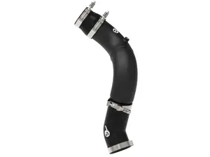 aFe BladeRunner 3-1/2in Aluminum Cold Charge Pipe Black RAM Diesel Trucks 25-26 L6-6.7L (td)