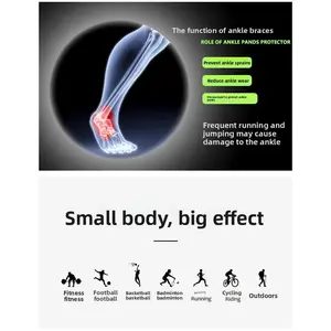 Basketball Football Ankle Sprain Adjustable Protective Ankle Brace Breathable Ankle Brace