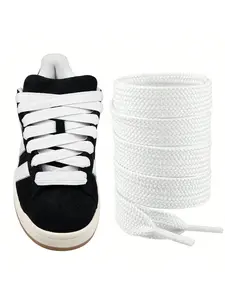 Solid Color Shoelaces, Casual Simple Shoes Laces, Secure Lace Up, Sports Shoes Accessories for Women & Men, Casual Shoes Accessories for Daily Use