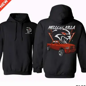 Ram Truck Hoodie, Hellcat Killa" Diesel Power Pullover