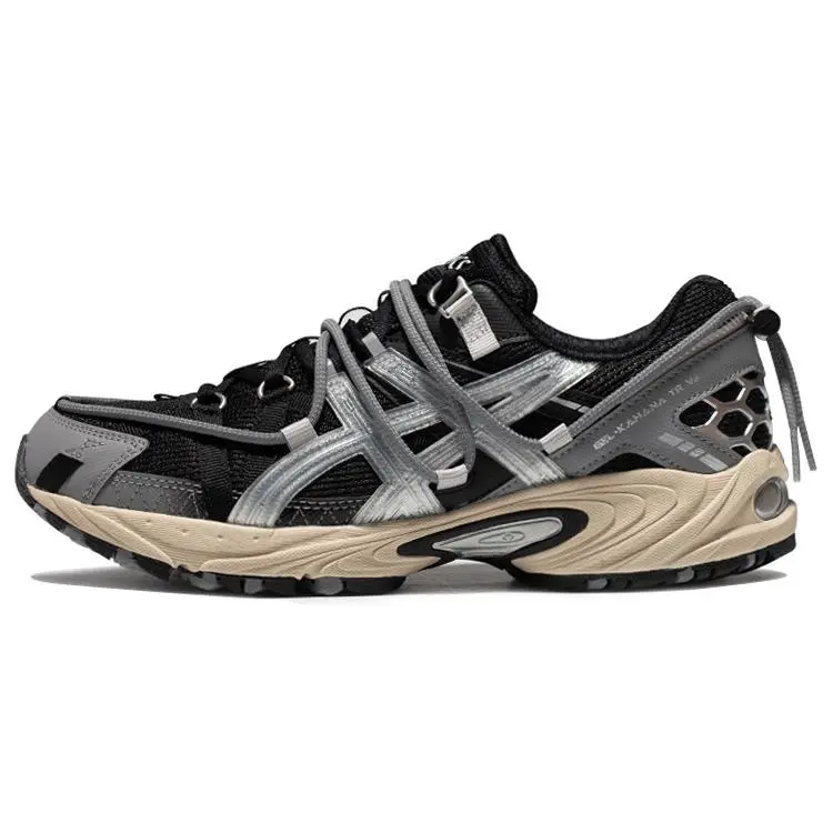 ASICS GEL Kahana Tr V2 Black Silver Trendy Low Top Sneakers Unisex 1203A259-001
