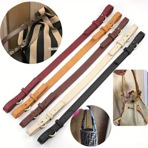 2pcs multi-position adjustable PU straps, suitable for replacing old shoulder straps or crafting DIY woven handbags.