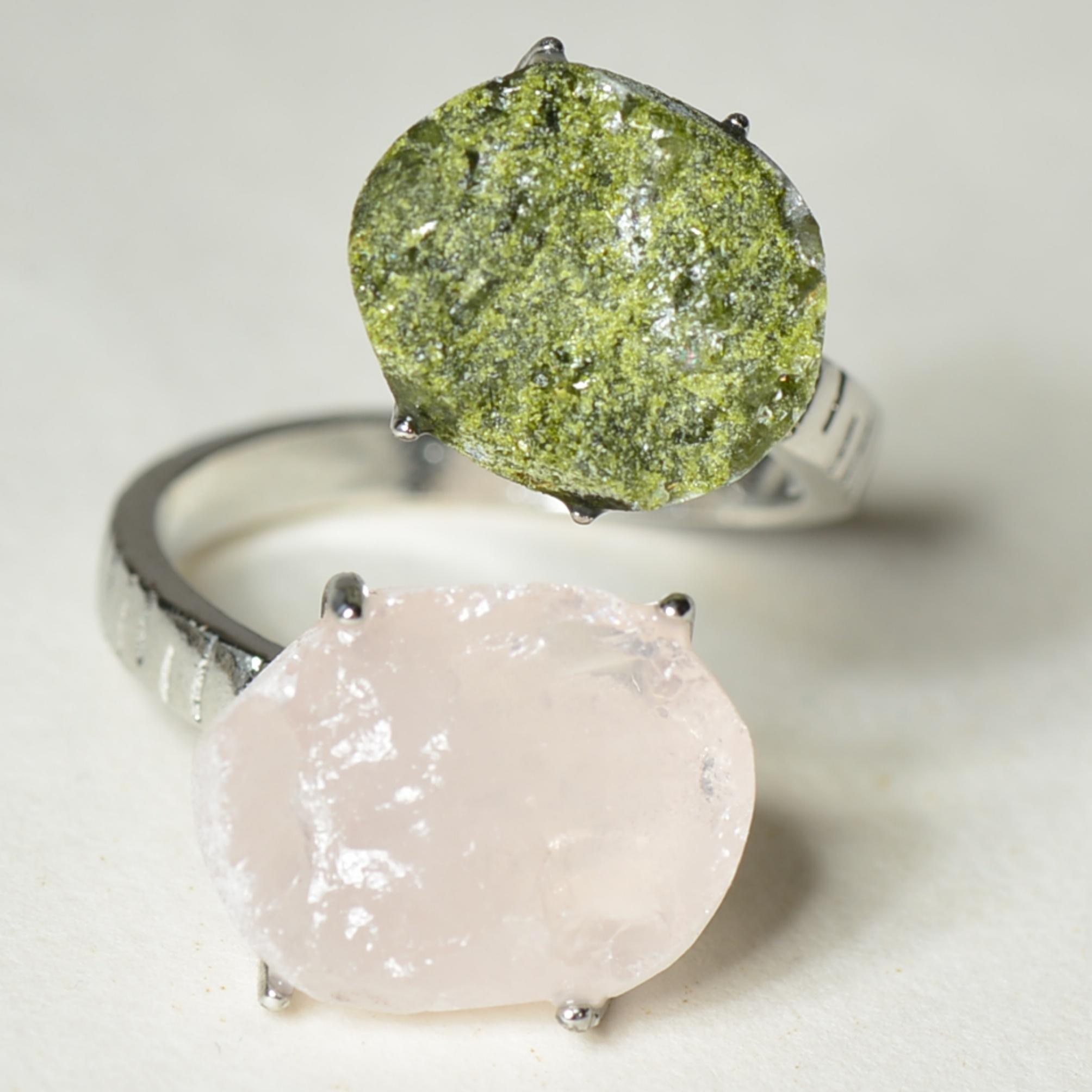 [No.334-342 Tray #12]Unique handmade crystal ring