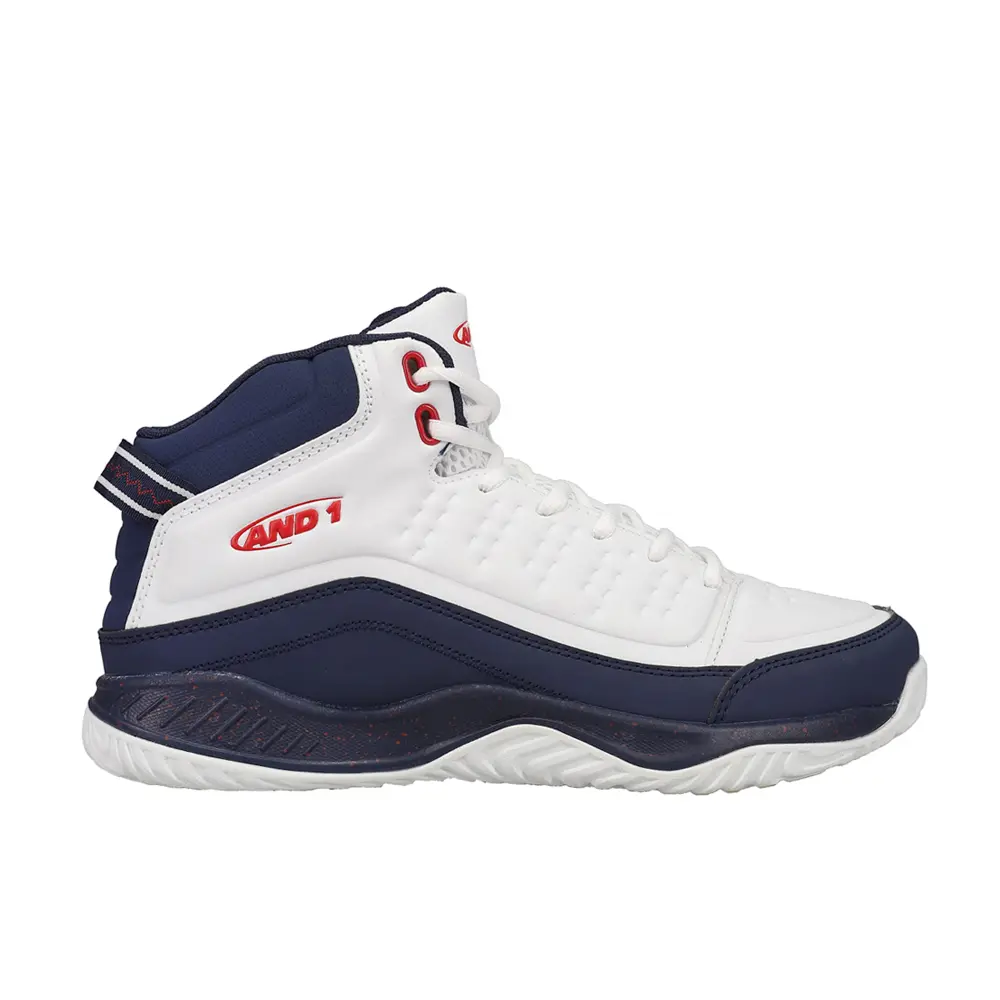 AND1 Mens Pulse 2.0 Basketball Sneakers Shoes - White AND1 Mens Pulse 2.0 Basketball Sneakers Shoes - White