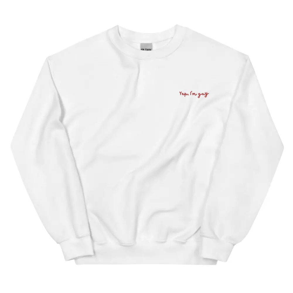 Yep, I'm Gay – Unisex Crewneck