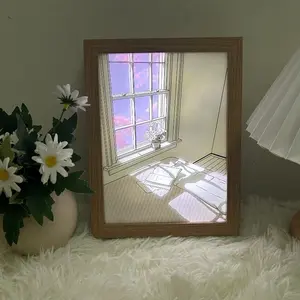 LED Light Art Frame, Adjustable Three-Color Lighting, Modern Rectangular Design, Ideal Bedroom Living Room Decor, Perfect Gift