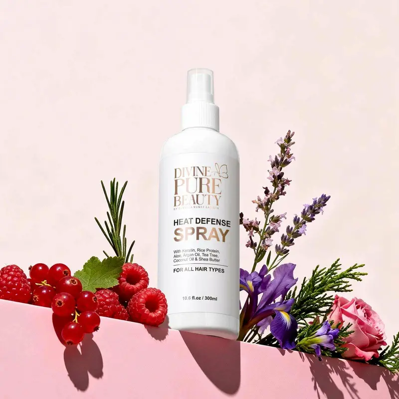 Divine Pure Beauty Heat Defense Hair Spray