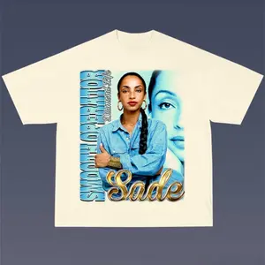 Retro Sade T-Shirt | 90s Aesthetic R&B Graphic Tee | Smooth Operator Design | Casual Vintage Hip Hop Shirt for Fans