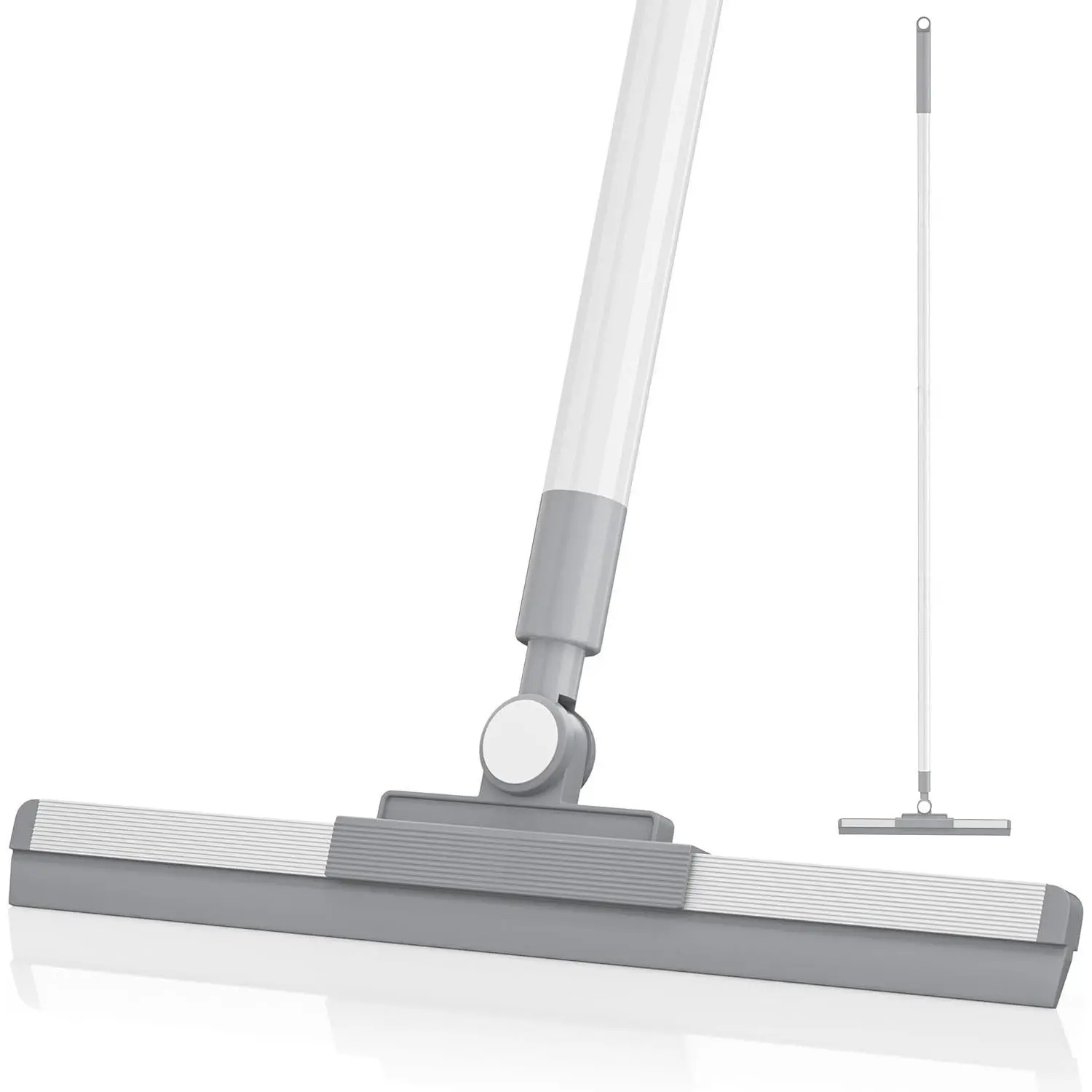180° Rotatable Floor Squeegee, Long Handle Floor Squeegee, Squeegee Broom, Cleaning Squeegee for Window, Bathroom, Kitchen, Home Care Supplies