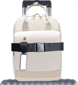 Travel Belt for Luggage Straps Over Handle for Add Bag for Carry On Suitcases with Tag Airport Travel Accessories for Fashionable Person