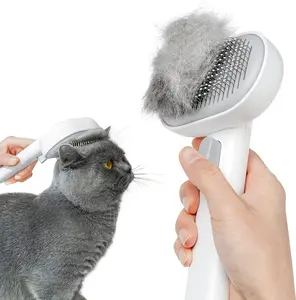 Cat Brush for Shedding, Cat Brushes for Indoor Cats, Cat Brush for Long or Short Haired Cats
