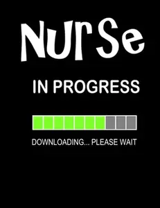 USED-Nurse Journal: Graduation Gift for Nurses & Nursing School Students, black cover funny gift notebook. by Blue Sky Press (Paperback)