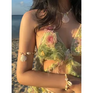Handmade Shell Arm Bracelet Handcrafted Shell Arm Cuff – Summer Beach Jewelry