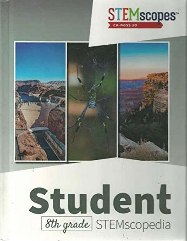 USED Book - STEMscopes, CA-NGSS 3D, Student 8th Grade, STEMscopedia by Accelerate Learning (Hardcover)