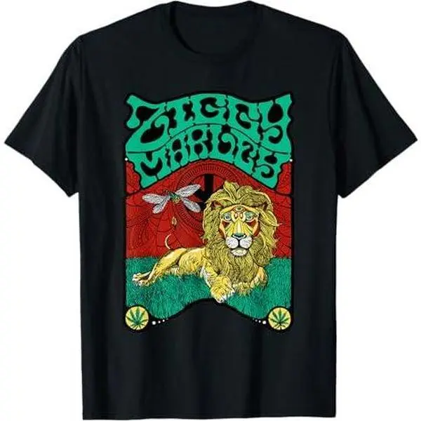 Ziggy Marley - Official Merchandise - Fly Rasta Lion T-Shirt