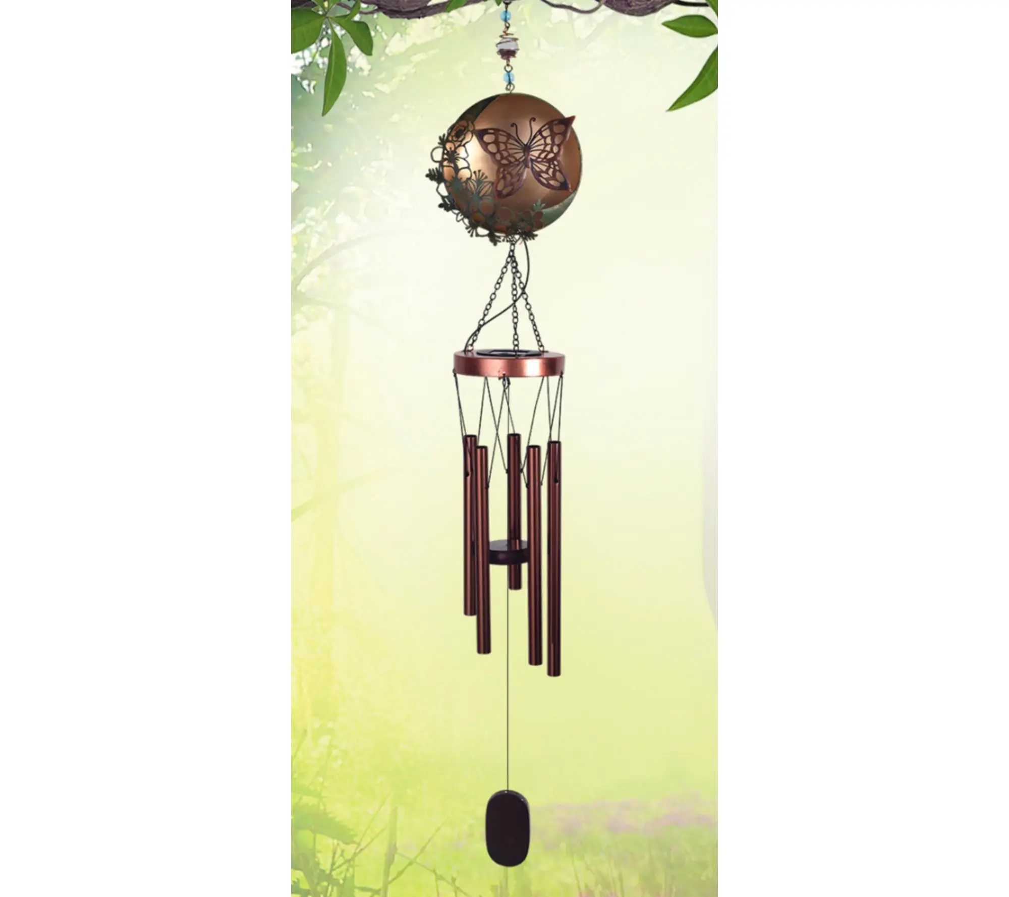 Sunset Vista Designs Flower Moon Solar Chime