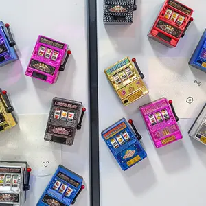 Prize Machine Refrigerator Magnet Fruit Machine Prize Machine Travel Souvenir Creative Unique Decorative Sticker Refrigerator Magnet Home Decor