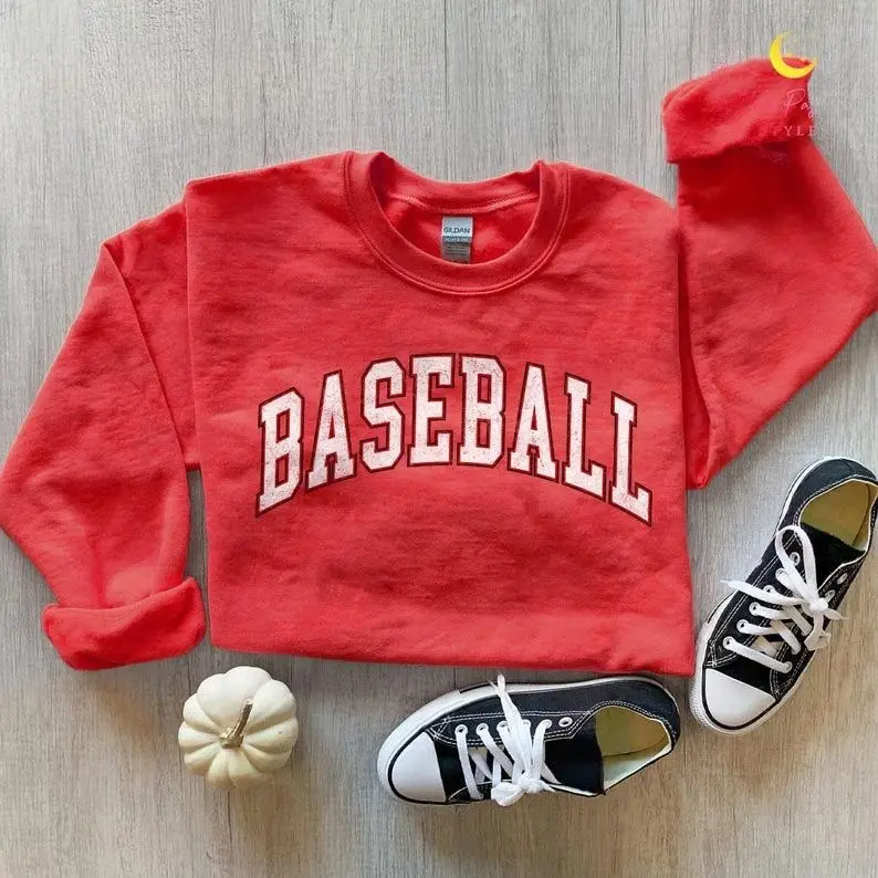Retro Baseball Sweatshirt, Baseball Sweatshirt, Baseball Game Day Sweater, Baseball Lover Gift, Sports Mom Sweatshirt, Game Day