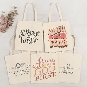 Women's Positivity Statements Tote Bag - Assorted Designs, Perfect for Everyday Use