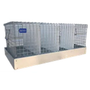 Rabbit Carrier/Transport Cage - 4 Hole - 12x24x10