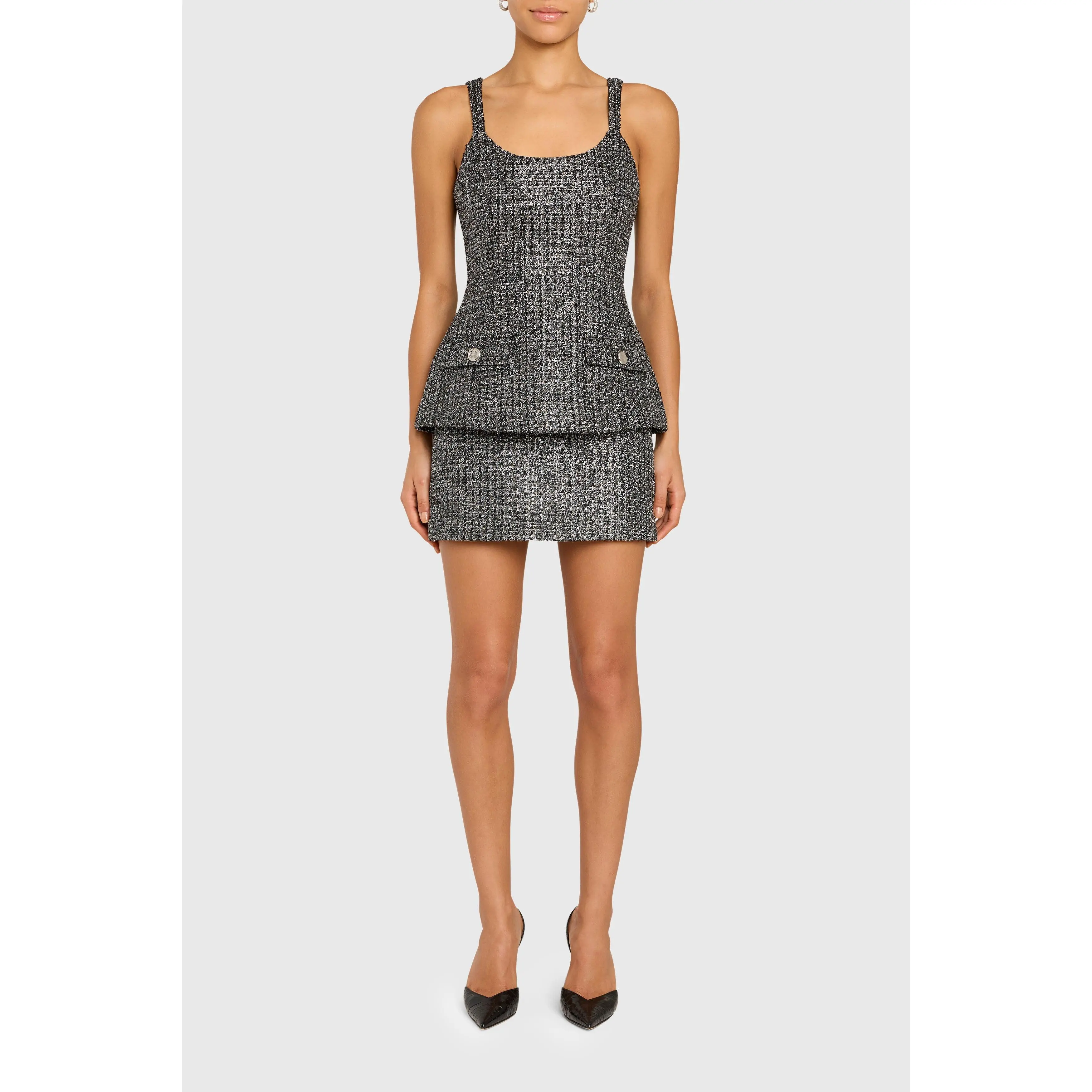 Empire Dress in Clarkson Tweed