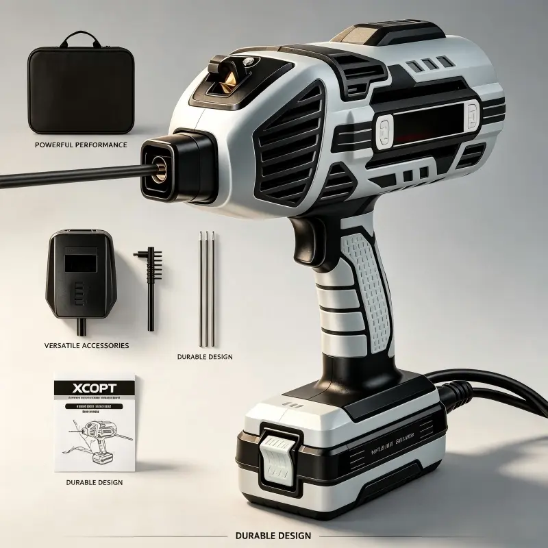 Compact 1-Hand Portable Arc Welder, Lightweight Adjustable Electric Welding Machine with Anti-Leakage, Stable Performance, Easy Operation for Beginners’ Home Repairs, Thin/Thick Metal Work & DIY Projects