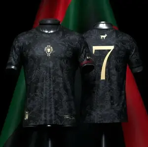 Portugal Red/black Soccer Jersey #CR7siu Premium Fan Edition Breathable Football Shirt WC 2026 trending for summer