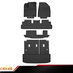 Fits 2022-2025 Nissan Pathfinder TPE Floor Mats Trunk Cargo Liner W/Backrest Mat