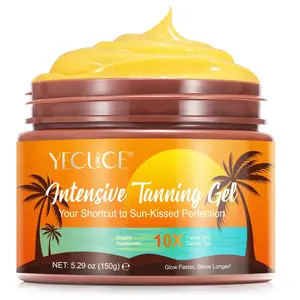 Yecuce Quick Tan Balm, Fast Absorbing Moisturizing Gel, Suitable for Dry Oily Sensitive Skin, 150ML Body Care Product