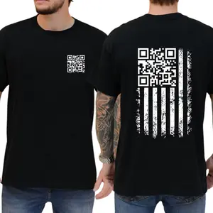 Funny Trump Dance QR Code T-Shirt, Daily Menswear, Unisex Graphic Tees, Gift For Trump Supporters, Comfy Cotton