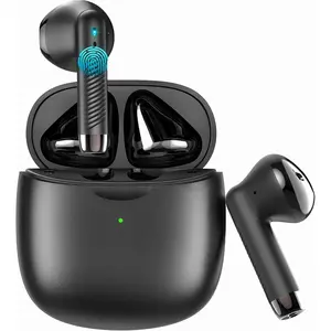 Jxrev Wireless Earbuds, Bluetooth 5.4 Headphones HI-FI Stereo, Ear Buds with 4 ENC Noise Cancelling Mic, 32H Playtime Wireless Earphones Type-C Fast Charging, IP7 Waterproof, Touch Control, Tiny Size