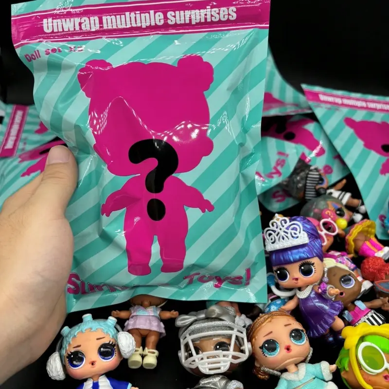 3 pc LOL SURPRISE Triple Surprise Doll Gift Pack Original DIY Doll Surprise Gift Dress Skirt Shoes Accessories Open the pack and get three random surprise dolls and their accessories! Cute Dolls