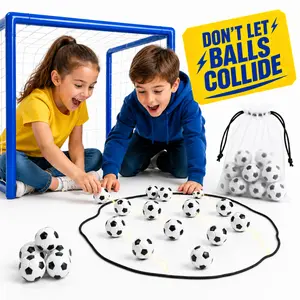 Magnetic Soccer Chess Game for Kids, Teens & Adults – Fast-Paced Strategy Board Game for Family Game Night, Party & Classroom | Portable Indoor Travel Tabletop Game | Birthday Gift for Boys Girls Soccer Fans | 20 Magnets, Rope & maximalist chess set