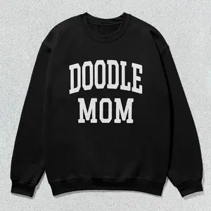 Doodle Mom Sweatshirt Collegiate Crewneck Sweater Unisex