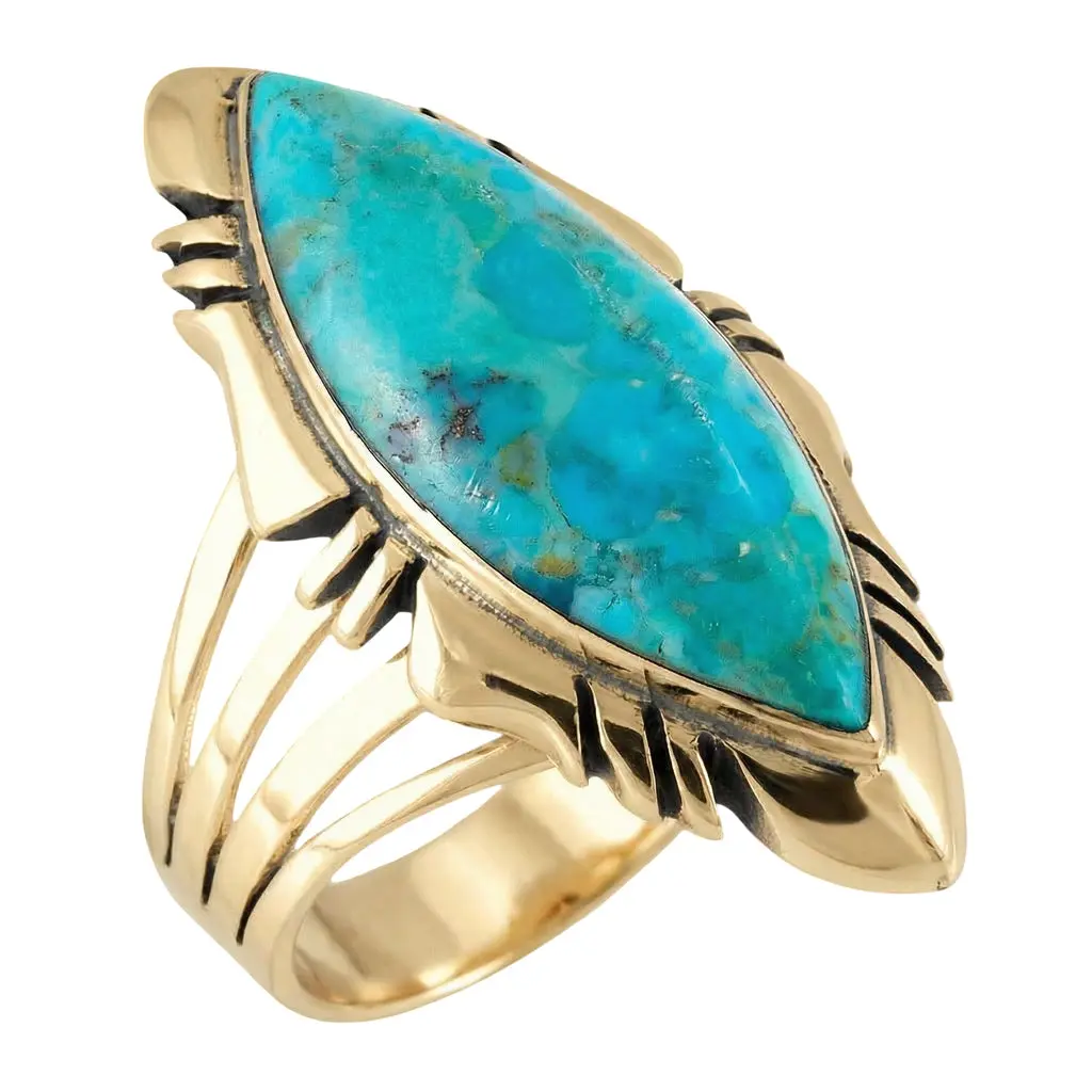 Turquoise Ring GoldCopper™ R2023-GB-C75